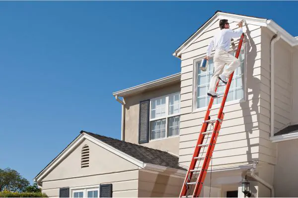 house painter with paint brush